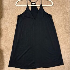 Aritzia Charcoal Sleeveless Shift Dress